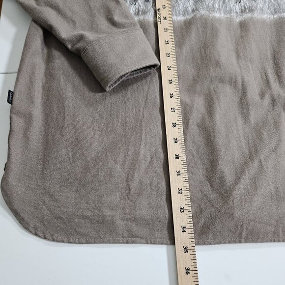 Cabela's Shirt Men XLT Beige LS Buttons Pocket Outdoor Hunting Deer Skin Flannel - Picture 9 of 16